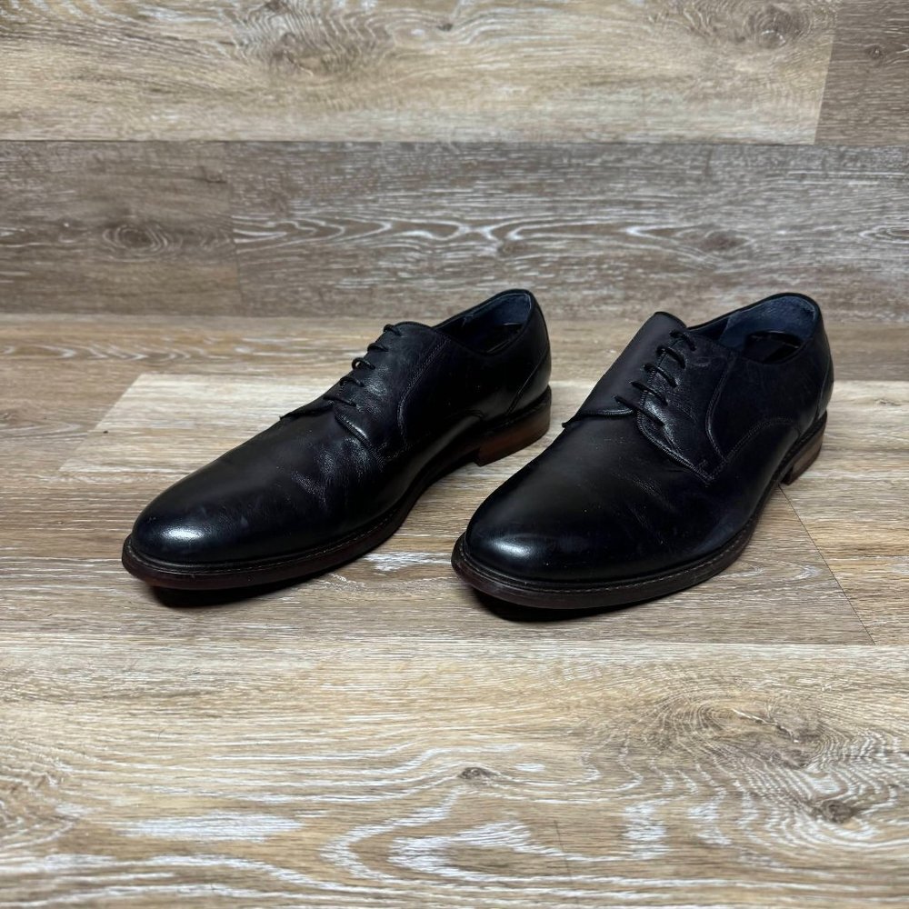 Steve Madden Bozlee Leather Oxford Black Men's Size 10